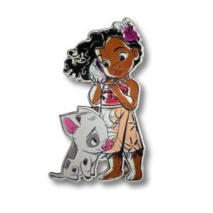 Baby Moana Pin with Pua – Disneyland Paris Animators Collection | Disney Pins
